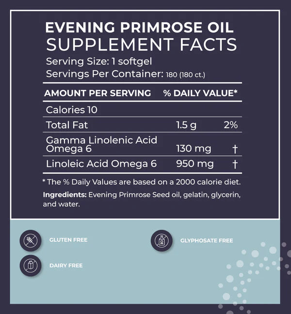 BodyBio Evening Primrose Oil (180 Non-GMO)