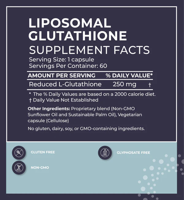 BodyBio Liposomal Glutathione 60 Capsules