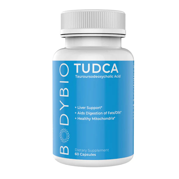 BodyBio TUDCA (Tauroursodeoxycholic Acid) Supplement 60 Capsules