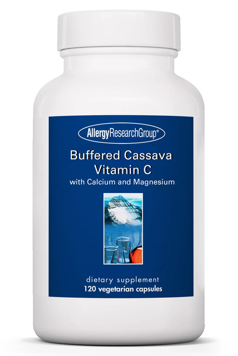 Buffered Cassava Vitamin C with Calcium and Magnesium New! 120 vegetarian capsules by Allergy Research Group