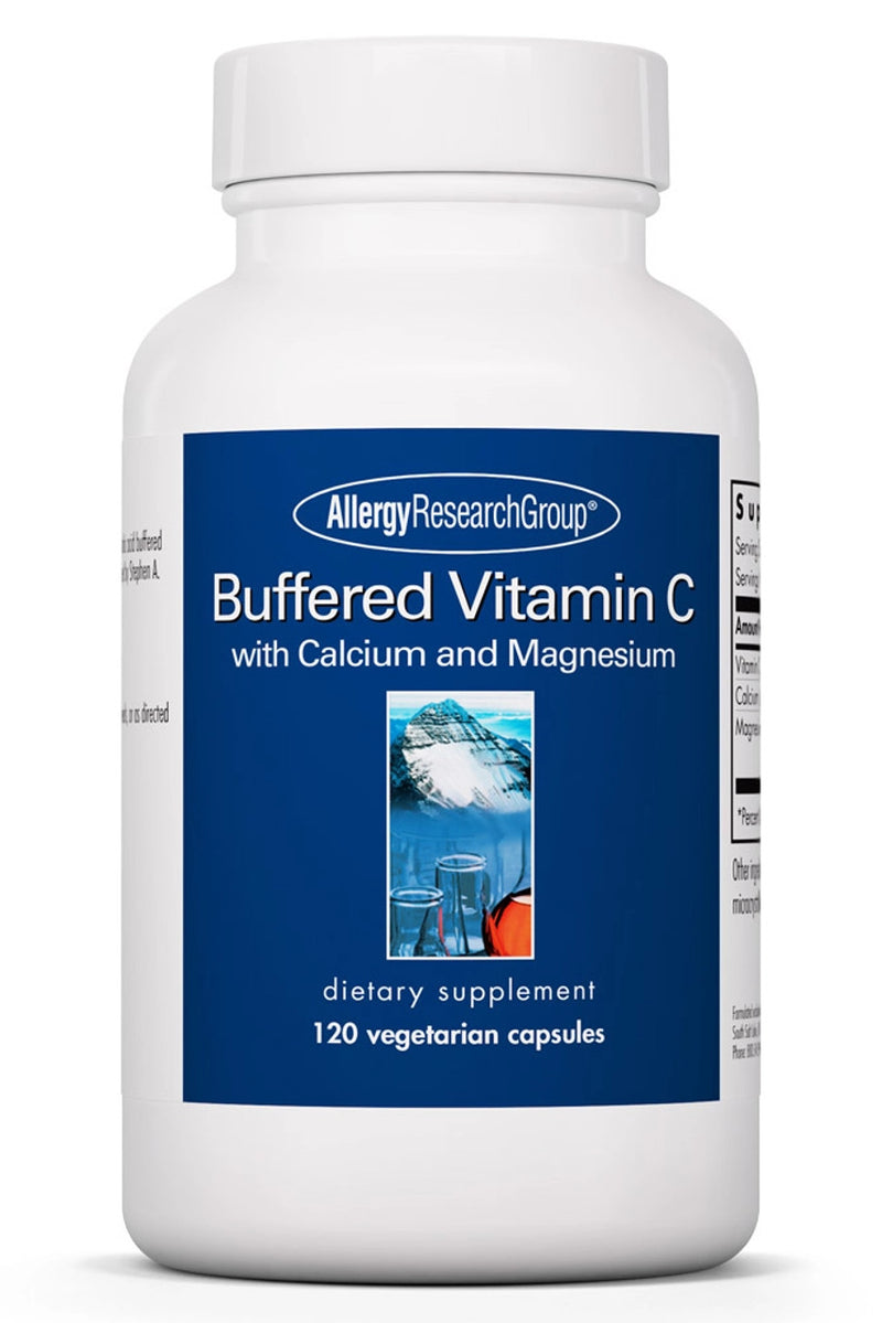 Buffered Vitamin C with Calcium and Magnesium 120 Vegetarian Capsules by Allergy Research Group