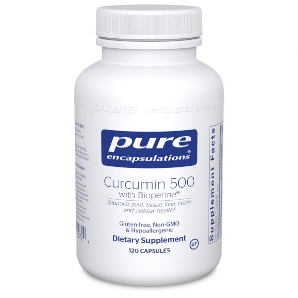 Curcumin 500 with Bioperine® by Pure Encapsulations®