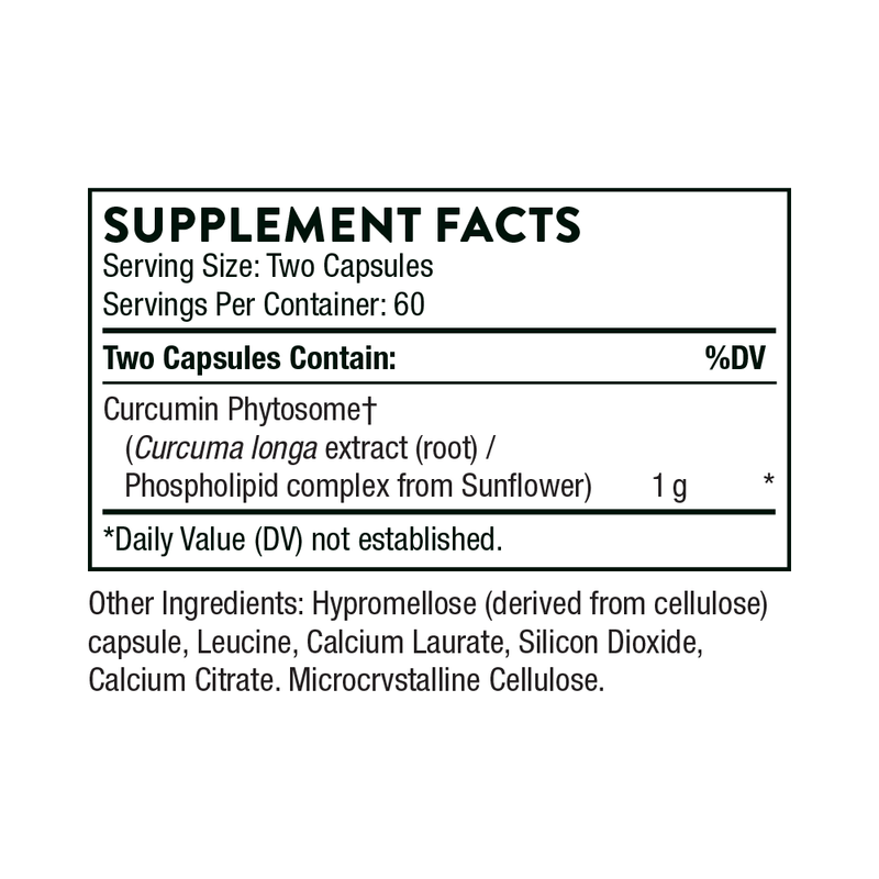 Curcumin Phytosome 1000mg (formerly Meriva) 120 Capsules by THORNE