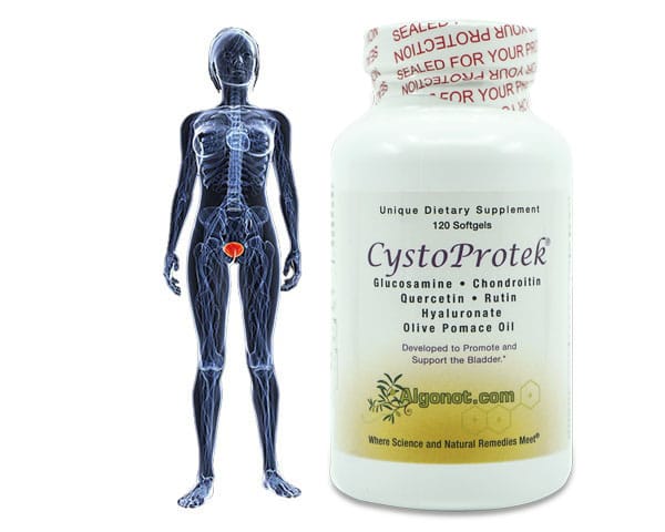 CystoProtek 120 Softgels per bottle by Algonot