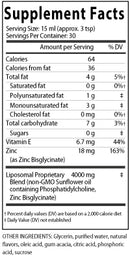 Liposomal Zinc 16oz by DesBio