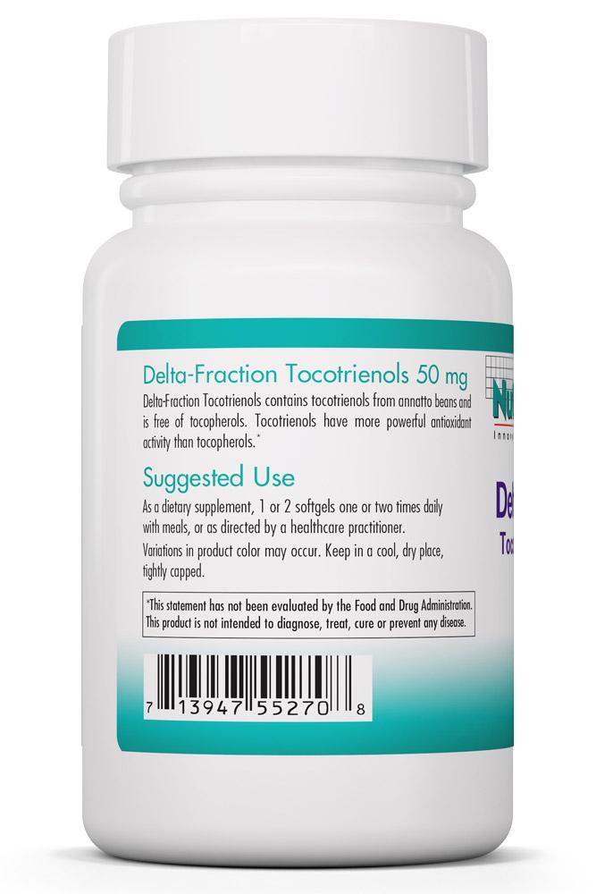 Delta-Fraction Tocotrienols 50 mg 75 Softgels by NutriCology