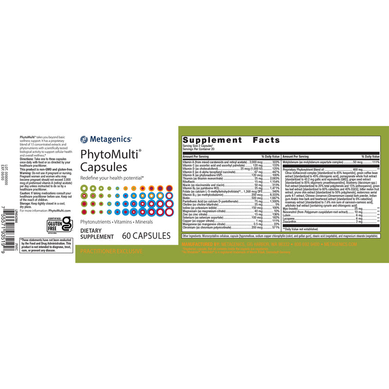 Metagenics PhytoMulti® 60 Capsules