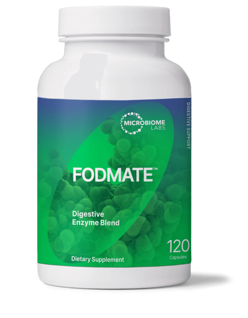 FODMATE™ Digestive Enzyme Blend (120 Capsules) by Microbiome Labs