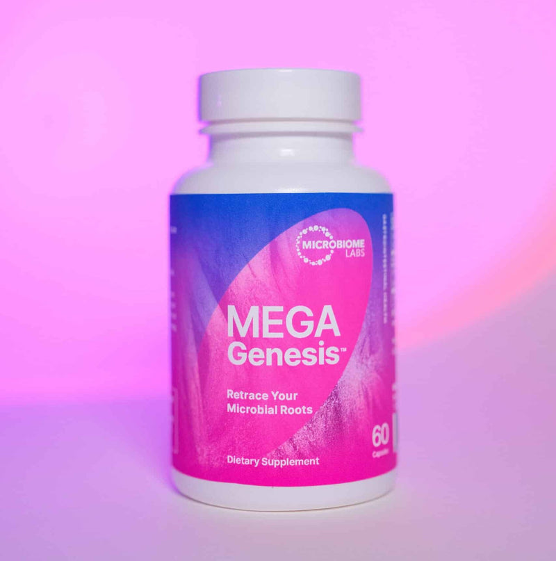MegaGenesis™ (60 Capsules) by Microbiome Labs