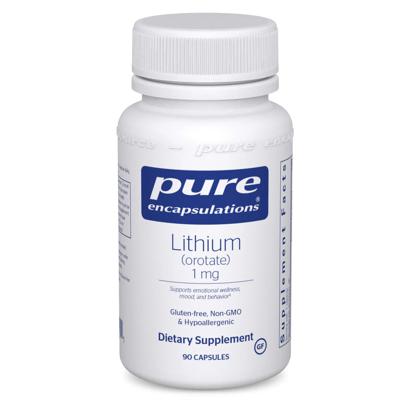 Lithium (Orotate) 1 mg by Pure Encapsulations®