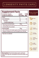LONGEVITY PHYTO CAPS 60 Capsules by QuickSilver Scientific