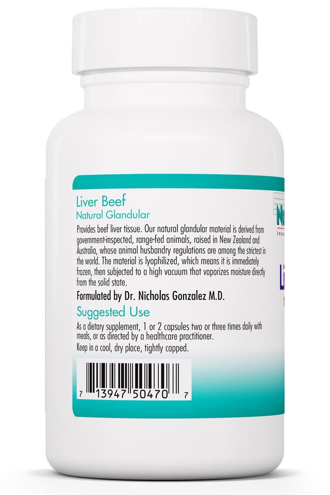 Liver Beef 125 Vegicaps by NutriCology