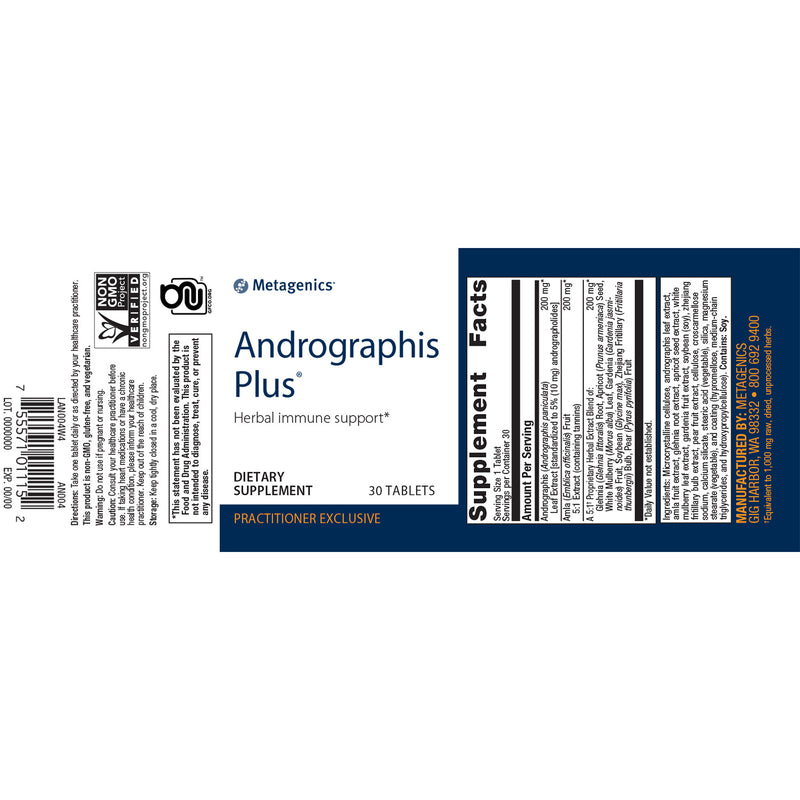 Metagenics Andrographis Plus® 30 Tablets