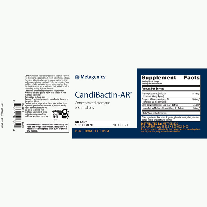 Metagenics CandiBactin-AR® 60 Softgels