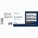 Metagenics D3 Liquid 2 fl. oz. (59.14 mL)