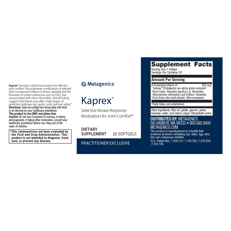 Metagenics Kaprex® 20 Softgels