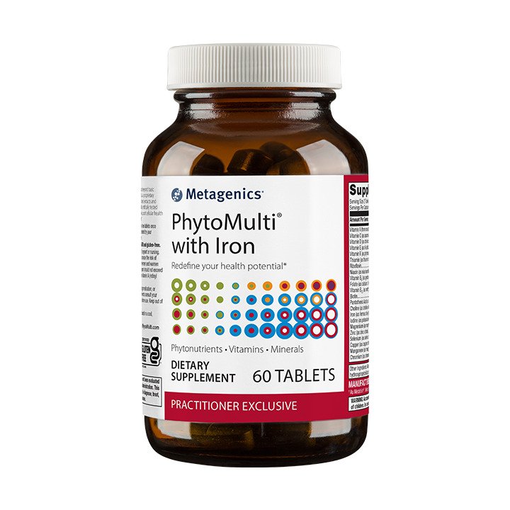 PhytoMulti® with Iron 60 Tablets by Metagenics