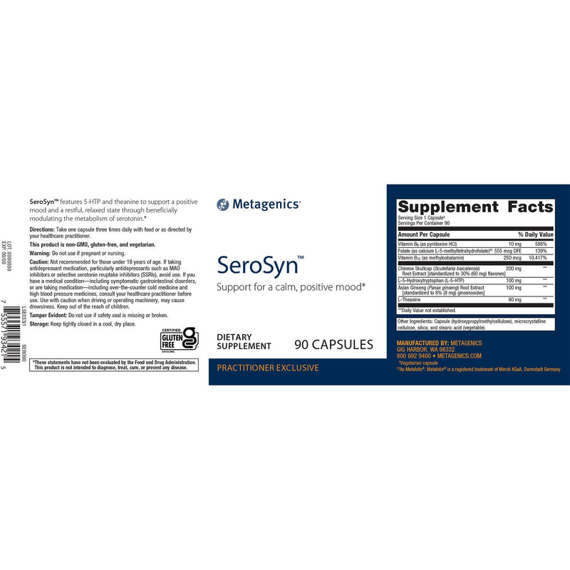 Metagenics SeroSyn™ 90 Capsules