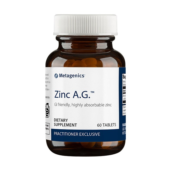 Zinc A.G.™ 60 Tablets by Metagenics