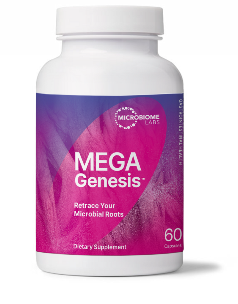 MegaGenesis™ (60 Capsules) by Microbiome Labs