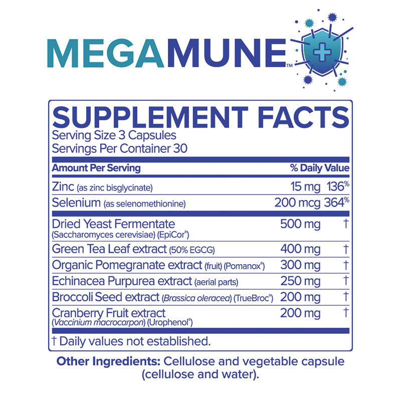 MegaMune™ Healthy Immune Response 90 Capsules by Microbiome Labs