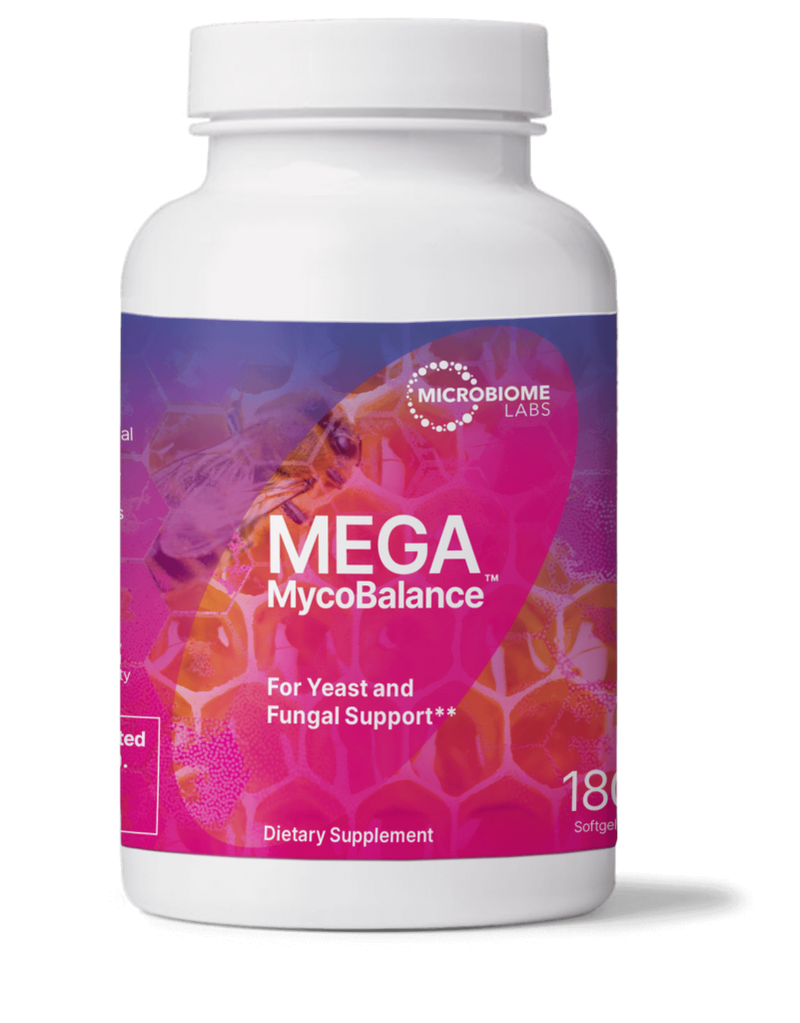 MegaMycoBalance Yeast & Fungal Support (180 Softgels) by Microbiome Labs