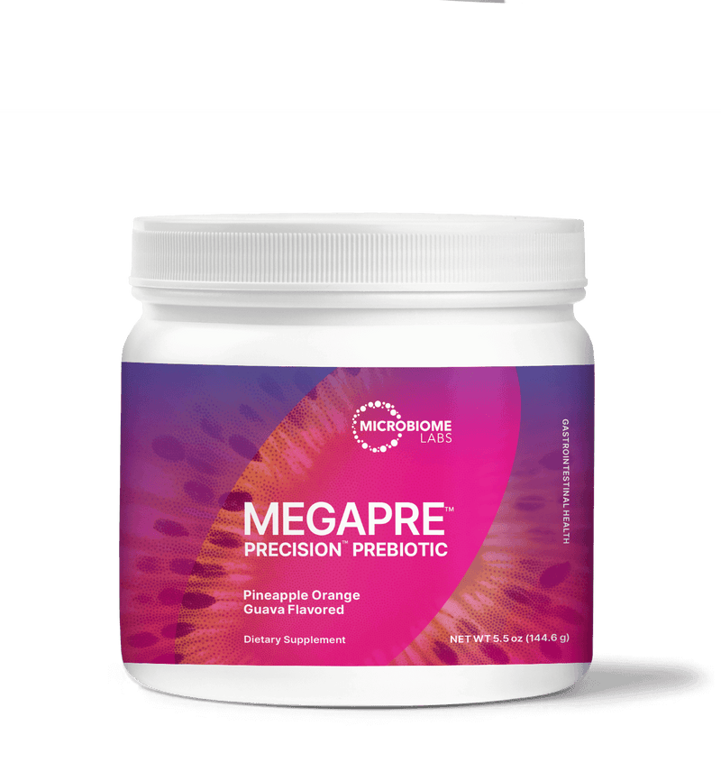 MegaPre™ Precision Prebiotic™ Powder 5.5 oz Pineapple Orange Guava by Microbiome Labs