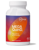 MegaQuinD₃™ High potency K2/D3 formula (60 Capsules) by Microbiome Labs
