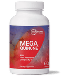 MegaQuinone™ w/ Ultra Absorption Complex K2-7 (60 Capsules) by Microbiome Labs