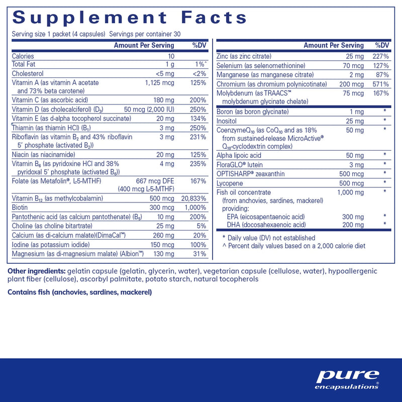 Daily Pure Pack - General Wellness + Multivitamin by Pure Encapsulations®