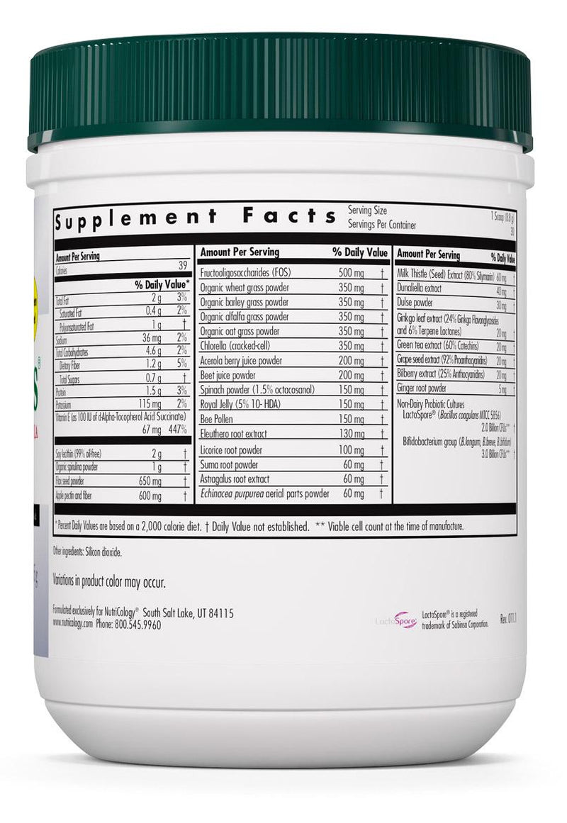 ProGreens® 30 Day Supply 9.27 oz (265 g) by NutriCology