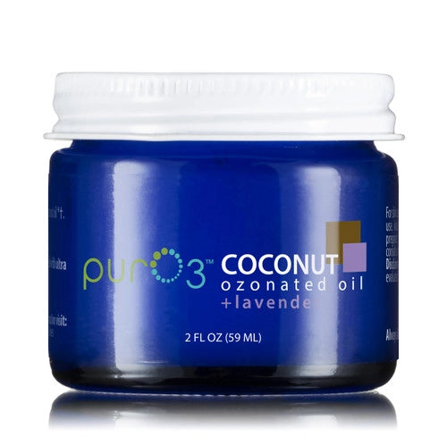 PurO3 Ozonated Coconut Oil With Lavender - 2 Ounce by PromoLife