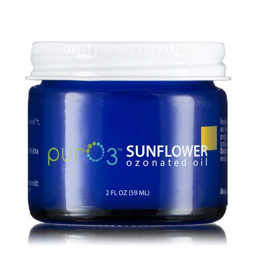 PurO3 Ozonated Sunflower Oil Two Ounce Jar by PromoLife