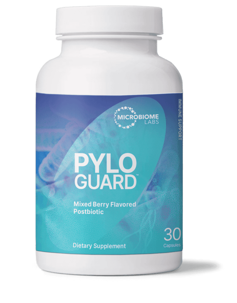PyloGuard™ Mixed Berry Flavored Postbiotic (30 Capsules) by Microbiome Labs