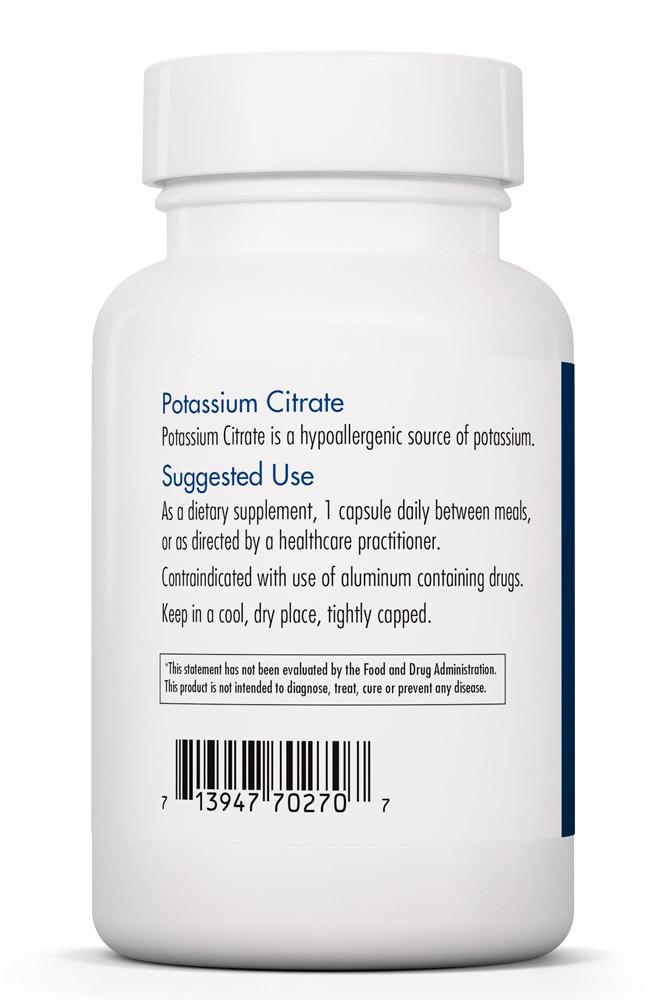 Potassium Citrate 120 Vegetarian Caps by Allergy Research Group
