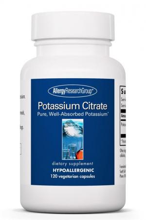 Potassium Citrate 120 Vegetarian Caps by Allergy Research Group