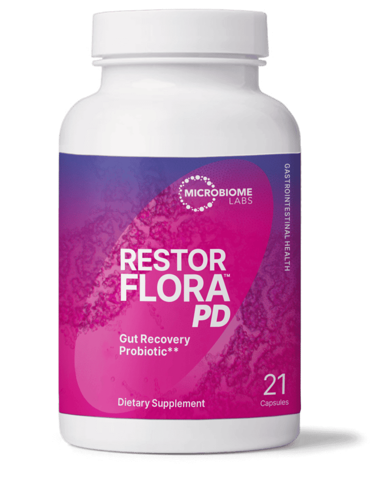 RestorFlora PD (21 Capsules) by Microbiome Labs