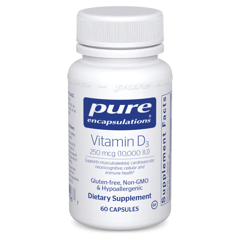 Vitamin D3 250 mcg (10,000 IU) by Pure Encapsulations®