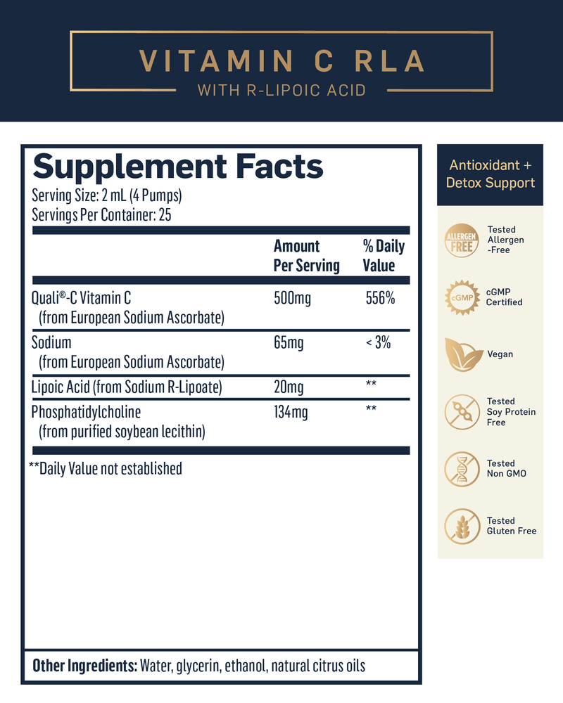 VITAMIN C WITH RLA by QuickSilver Scientific