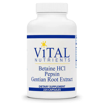 Betaine HCl Pepsin Gentian Root Extract by Vital Nutrients