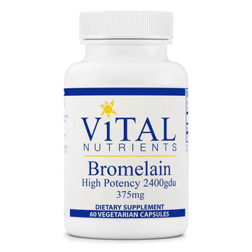 Bromelain High Potency 2400DGU 375mg by Vital Nutrients