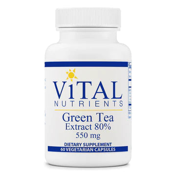 Green Tea Extract 80% 550mg by Vital Nutrients