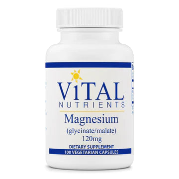 Magnesium (glycinate/malate) 120mg by Vital Nutrients