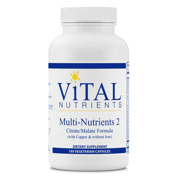 Multi-Nutrients 2 Citrate/Malate Formula (with Copper & without Iron) by Vital Nutrients