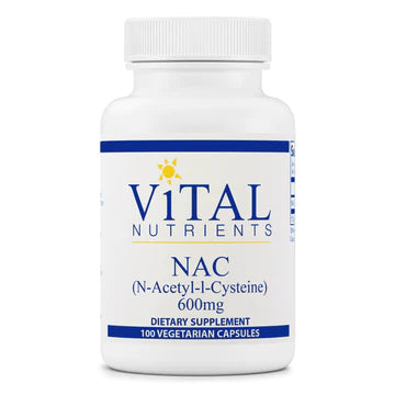 NAC (N-Acetyl Cysteine) 600mg by Vital Nutrients