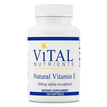Natural Vitamin E 268mg alpha tocopherol by Vital Nutrients