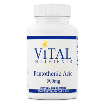 Pantothenic Acid 500mg by Vital Nutrients