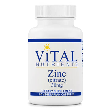 Zinc (citrate) 30mg by Vital Nutrients