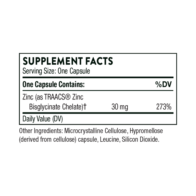 Zinc Bisglycinate 30 mg by THORNE