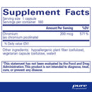 Chromium (picolinate) 200 mcg by Pure Encapsulations®
